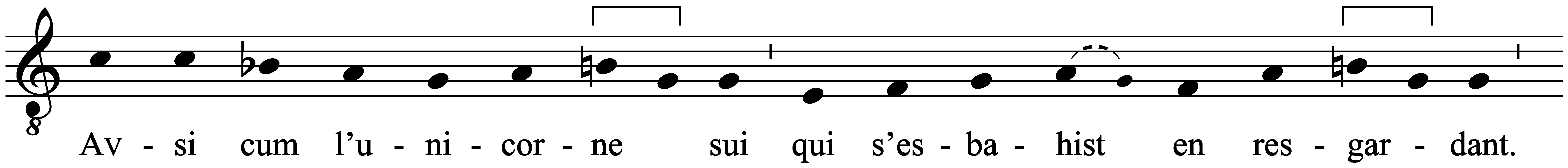 Work musical notation